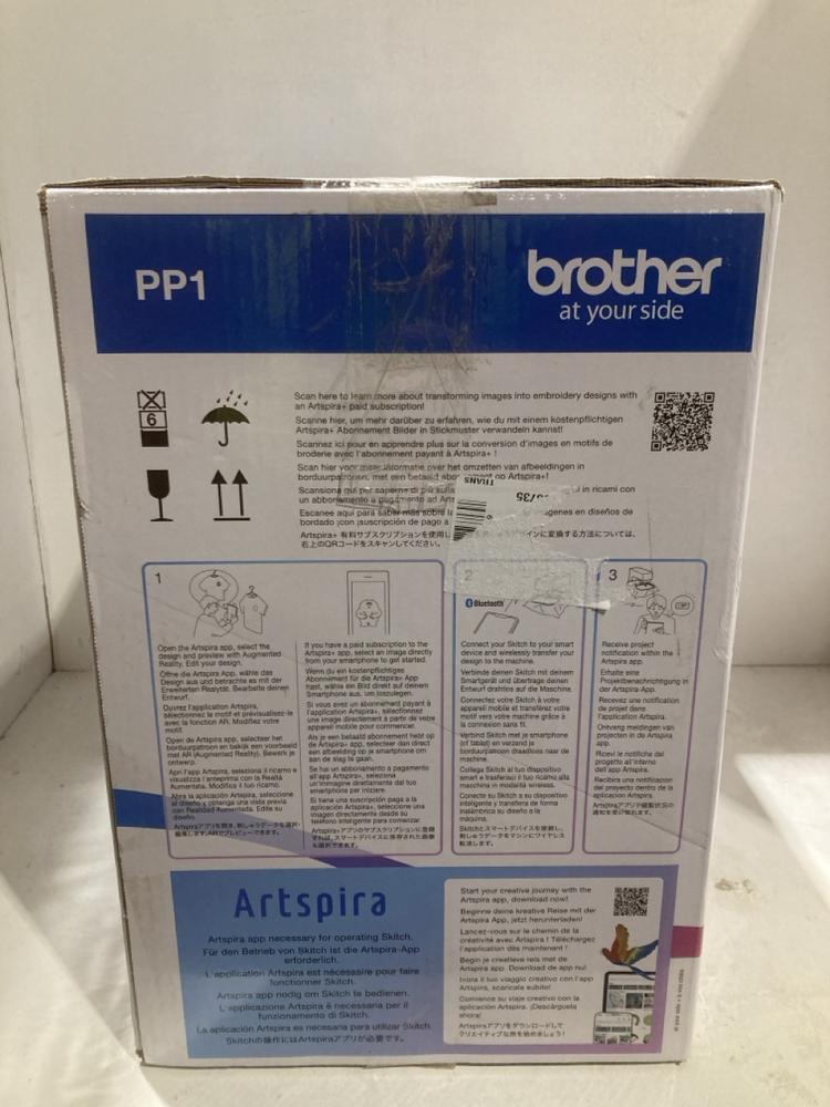 BROTHER PP1 Skitch Single-Needle Machine Artspira App 4” x 4” Embroidery - product image 7