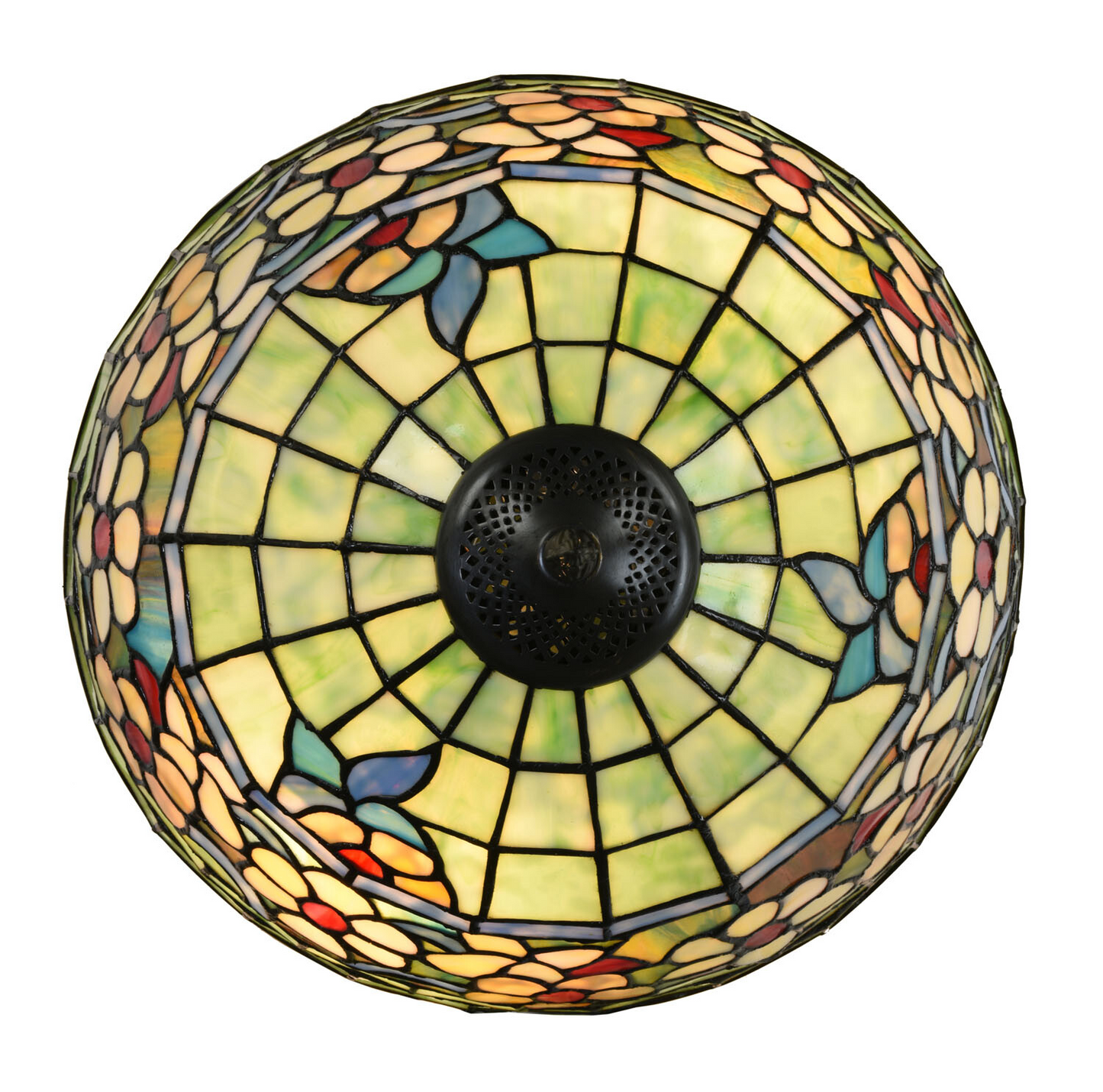 Tiffany Style Floral Stained Glass Table Lamp