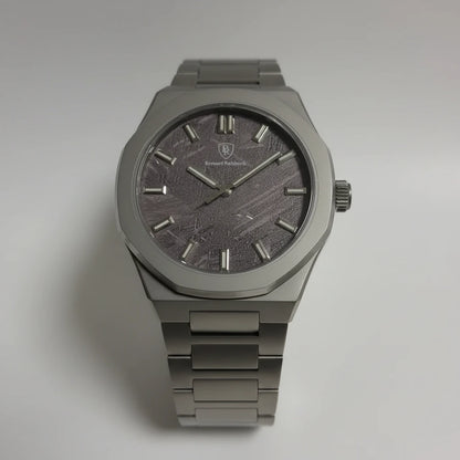 Bernard Reinhardt Men's Luxury Watch Steel Meteorite Dial Gift Box - product image 1