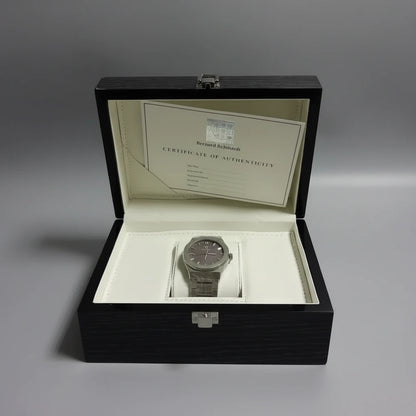 Bernard Reinhardt Men's Luxury Watch Steel Meteorite Dial Gift Box - product image 2