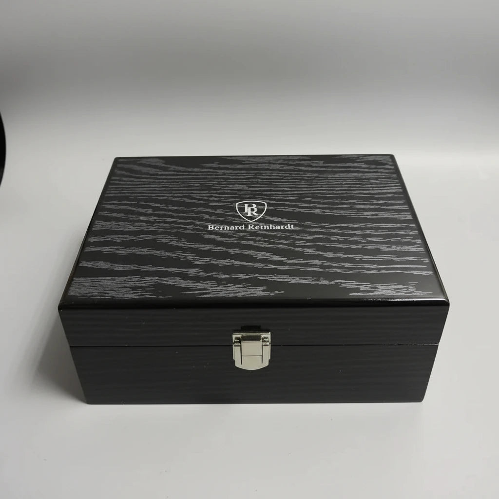 Bernard Reinhardt Men's Luxury Watch Steel Meteorite Dial Gift Box - product image 4