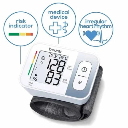 Beurer BC28 Automatic Wrist Blood Pressure Monitor With Arrhythmia Detection - product image 1