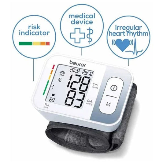 BC28 Automatic Wrist Blood Pressure Monitor | Arrhythmia Detection