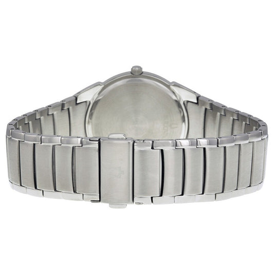 Classic Black Dial  Mens Stainless Steel Japanese Mvmt 96B149