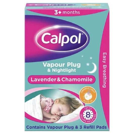 Vapour Plug & Nightlight with 3 Refill Pads