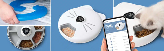 Catit Pixi Smart 6 Meal Feeder, Easy to use, Schedule feedings via the app - product image 1