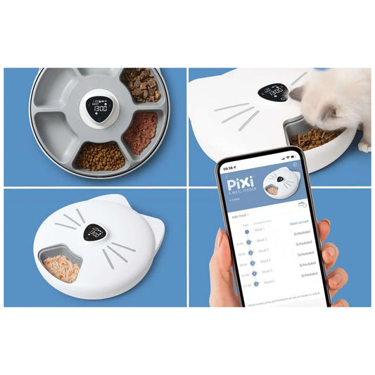 Pixi Smart 6 Meal Feeder | App controlled