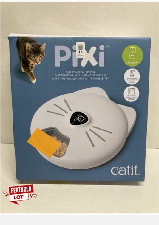 Catit Pixi Smart 6 Meal Feeder, Easy to use, Schedule feedings via the app - product image 3