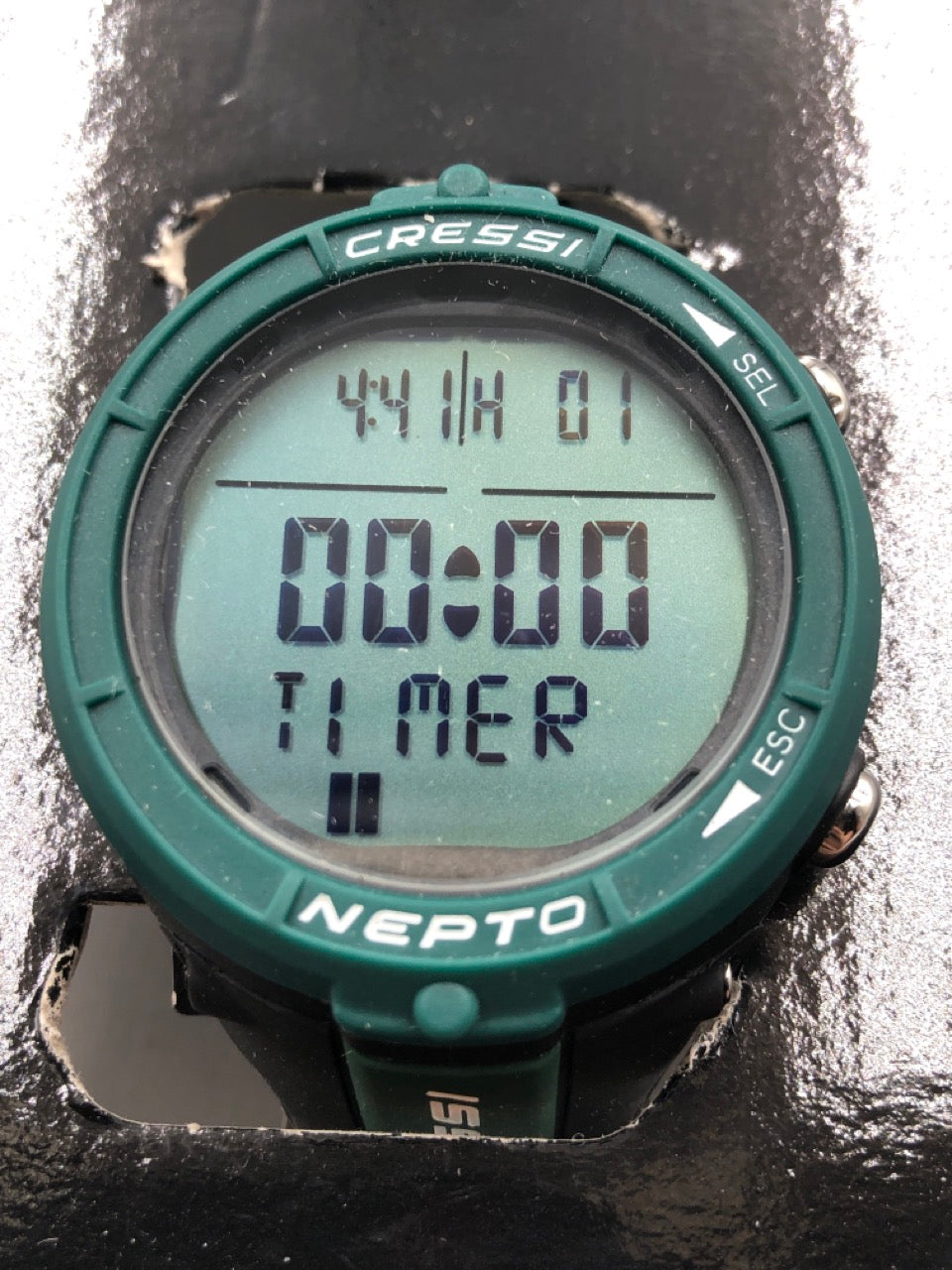Cressi Nepto Freediving Computer - Black/Green - product image 2