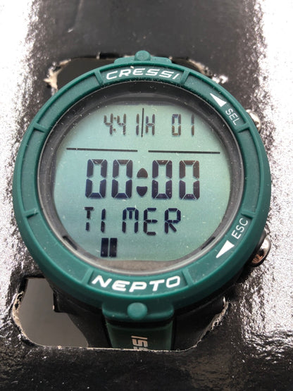 Cressi Nepto Freediving Computer - Black/Green - product image 2