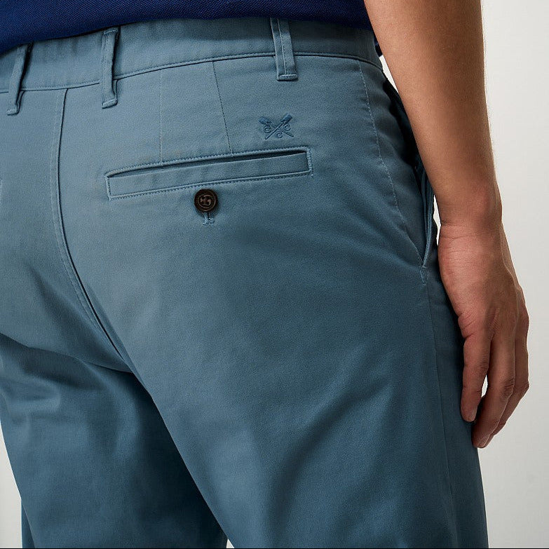 Crew Clothing Slim Chinos - Mallard Blue - 36L - MXG108 BNWT - product image 3