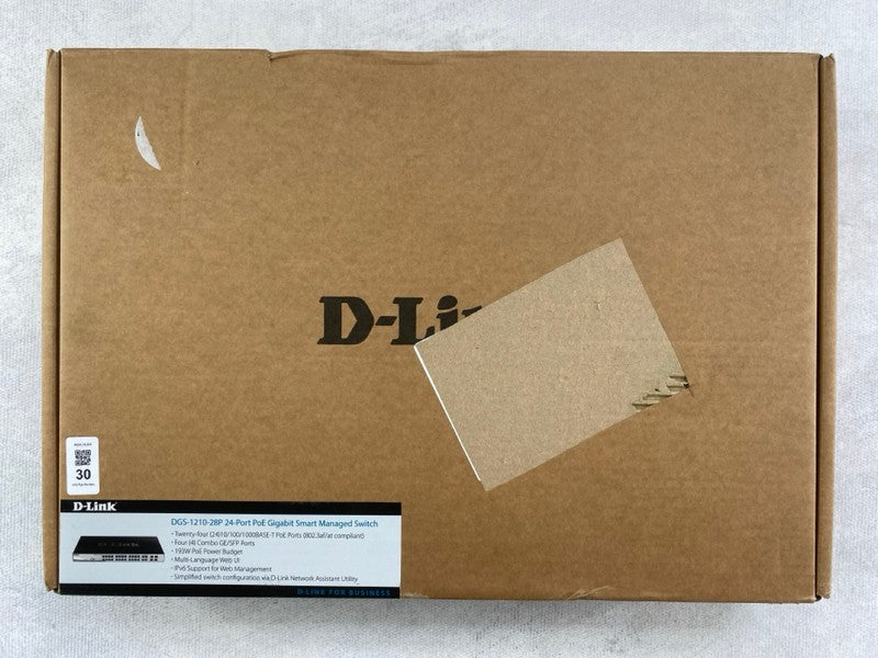 D-Link 28-Port Managed PoE+ Switch, 24 PoE+ GE (193W) + 4 SFP/GE Ports - product image 3