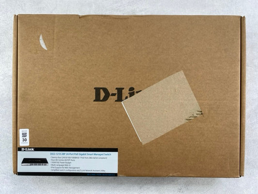 D-Link 28-Port Managed PoE+ Switch, 24 PoE+ GE (193W) + 4 SFP/GE Ports - product image 3