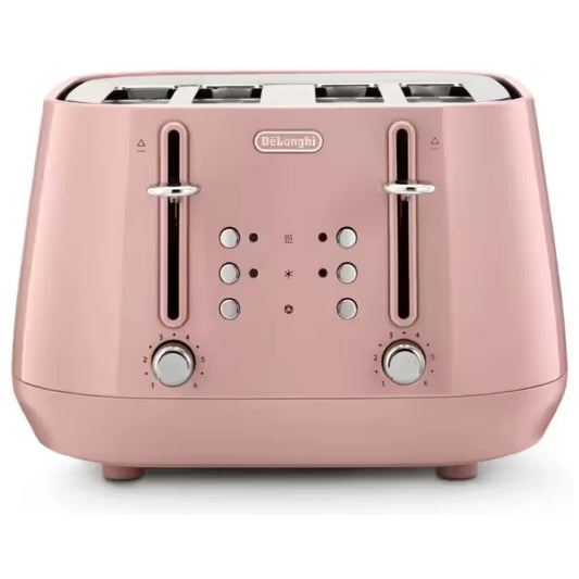 Eclettica 4 Slot Toaster Eclettica Glossy Pink CTY4003.PK