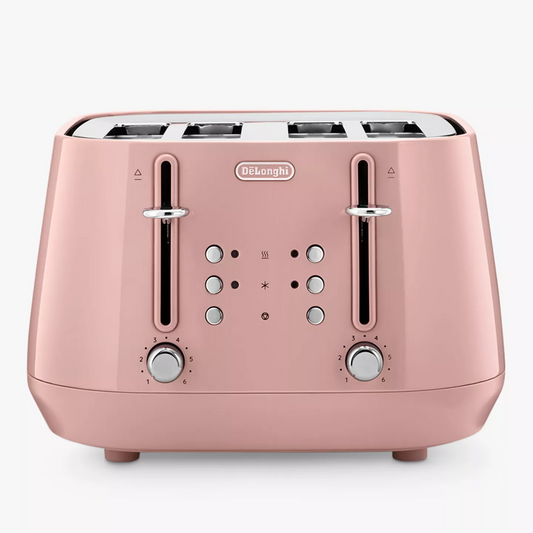 Eclettica 4 Slot Toaster Eclettica Glossy Pink CTY4003.PK