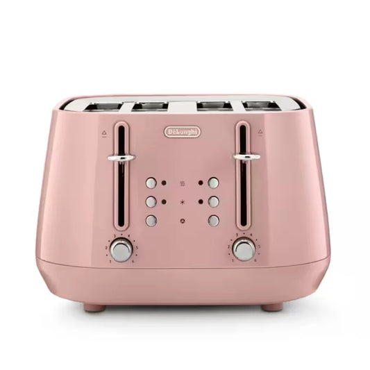 Eclettica 4 Slot Toaster Eclettica Glossy Pink CTY4003.PK