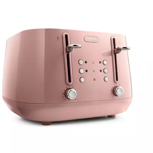 Eclettica 4 Slot Toaster Eclettica Glossy Pink CTY4003.PK