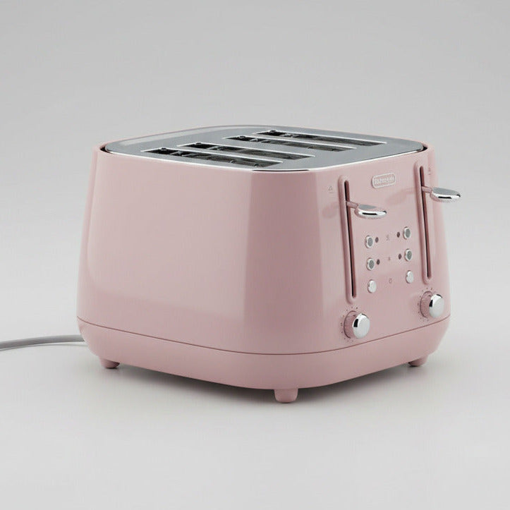 Delonghi Eclettica 4 Slot Toaster Eclettica Glossy Pink CTY4003.PK - product image 5