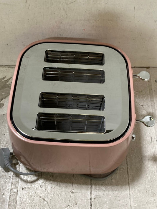 Eclettica 4 Slot Toaster Eclettica Glossy Pink CTY4003.PK