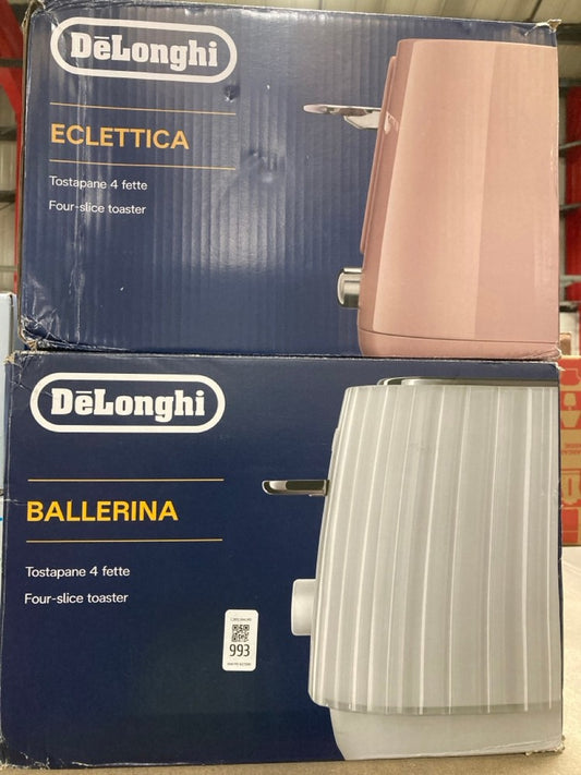 Eclettica 4 Slot Toaster Eclettica Glossy Pink CTY4003.PK
