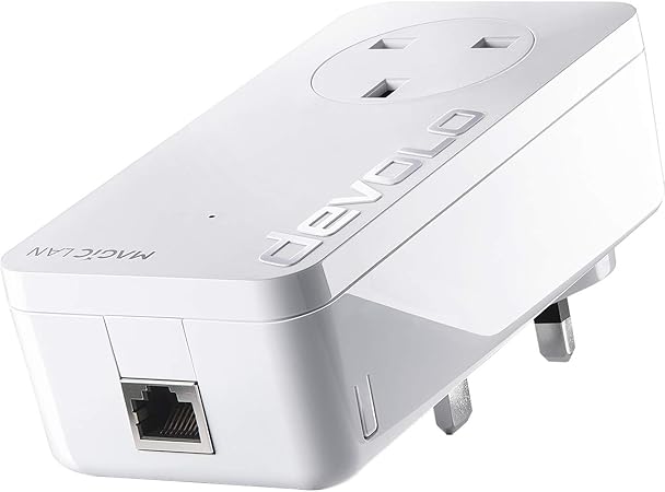 DEVOLO MAGIC 2 Lan Triple 2400 Mbps Pass-Thru Power | Add-On Unit [Sealed - product image 1