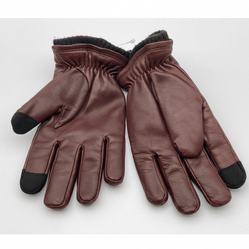Hestra Men's Leather Gloves, Brown, Size 9 | "John" [23570-750 - product image 5