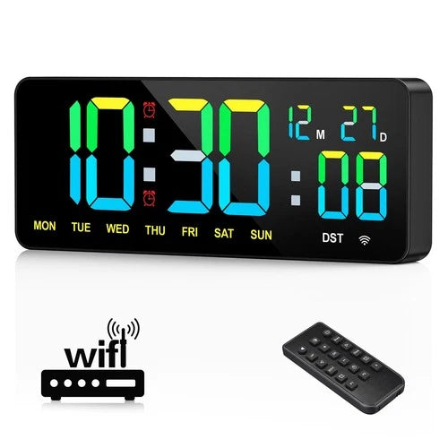 LaMetric Time WiFi Smart Clock, Radio, Message Board, IoT Display [LM37X8 - product image 1