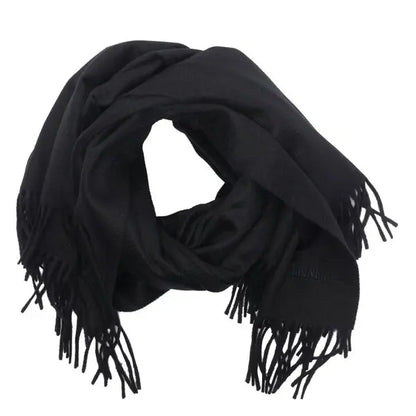 MAX MARA Baci Black Cashmere Scarf - Nero - product image 1