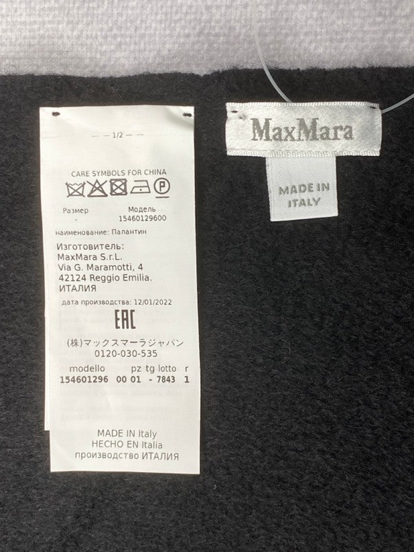 MAX MARA Baci Black Cashmere Scarf - Nero - product image 4