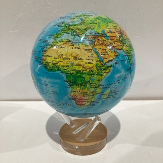 MOVA Globe Solar Powered | Ocean Blue Relief w/ Terrain | Prestige 8.5" - product image 5