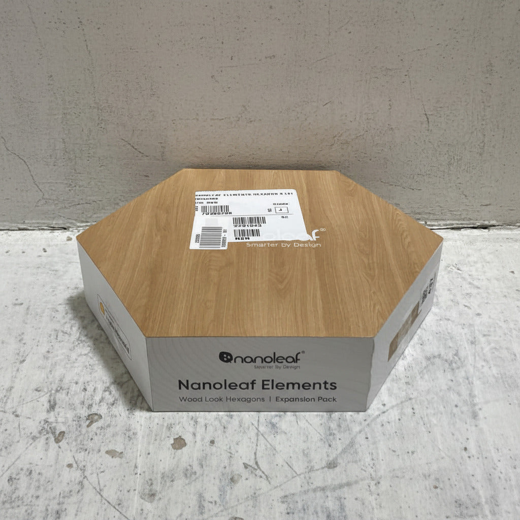 Nanoleaf Elements Hexagon Expansion Pack | Wood Finish| 3 Panels - product image 4
