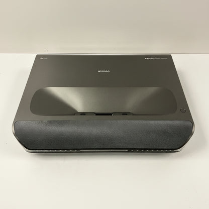 Black electronic device with 'Nexigo' branding on a white background