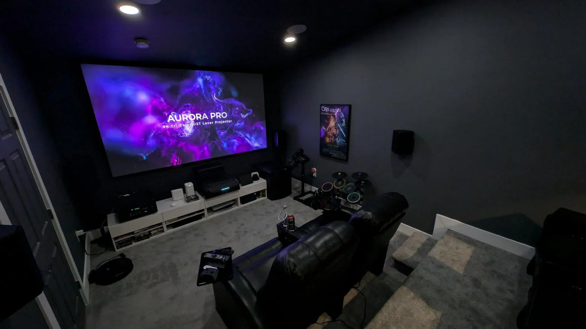 Aurora Pro Ultra Short Throw 4K Tri-Color Laser Projector