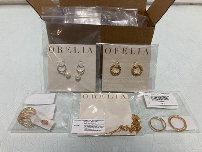 Orelia 18K Gold Plated Statement Organic Molten Metal Cuff ORE30582 - product image 6
