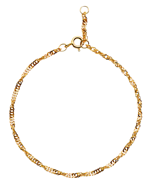 Statement Organic Molten Metal Cuff 18K Gold Plated ORE30582