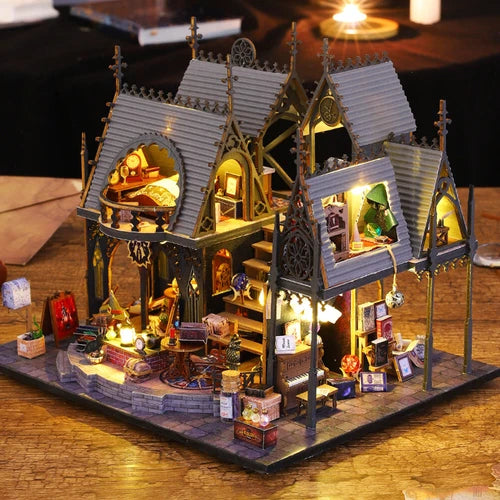 Rolife Emily's Flower Shop DIY Miniature Doll House w/ LED Lights - product image 2