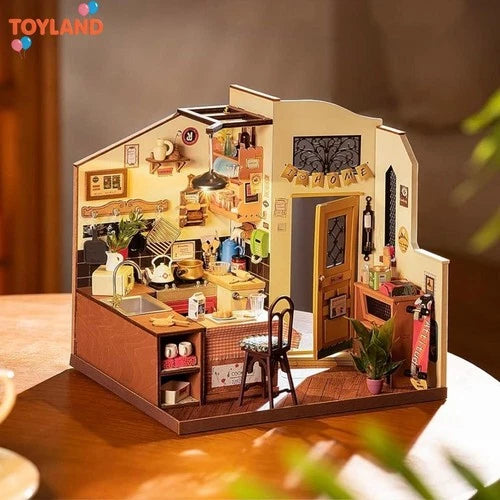 Rolife Emily's Flower Shop DIY Miniature Doll House w/ LED Lights - product image 3