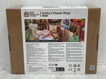 Rolife Emily's Flower Shop DIY Miniature Doll House w/ LED Lights - product image 7
