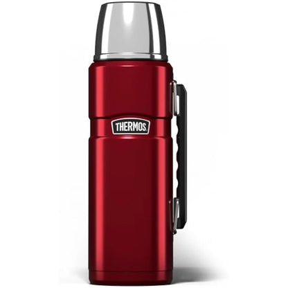 Thermo Stainless Travel Flask Premium Leak Proof | King Red, 1.2L