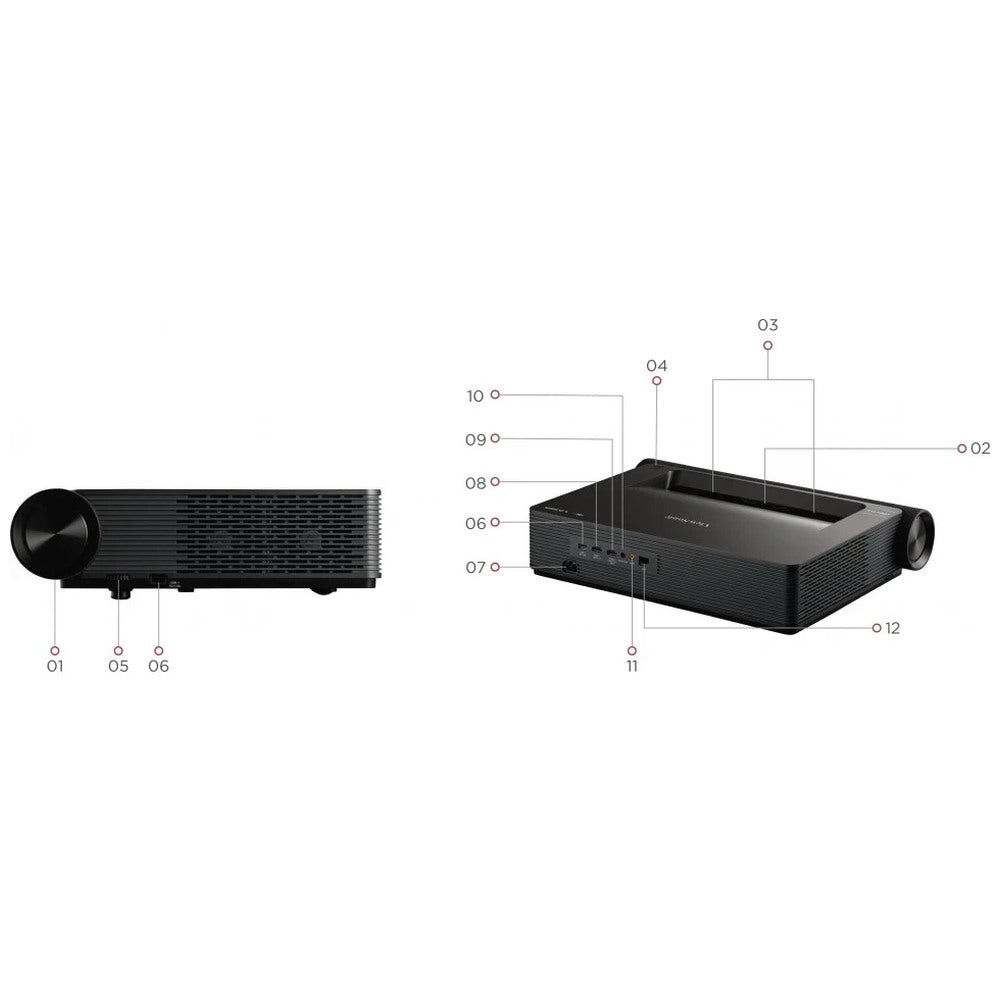 X2000B-4K Projector Ultra Short Throw Black