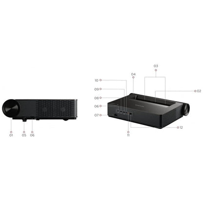 X2000B-4K Projector Ultra Short Throw Black