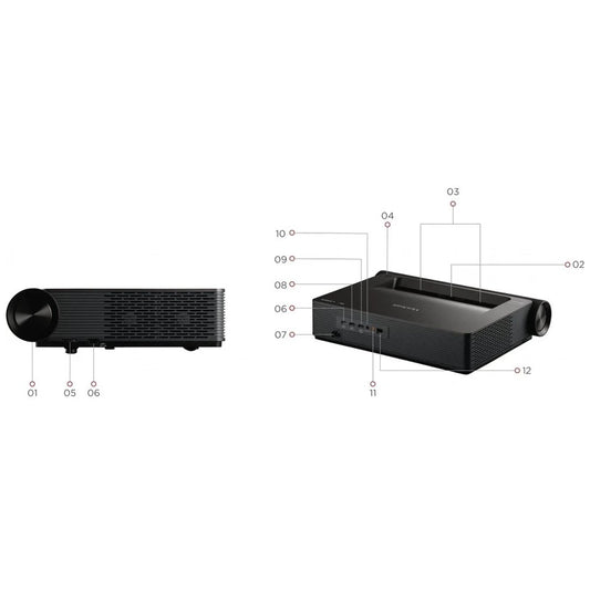 X2000B-4K Projector Ultra Short Throw Black
