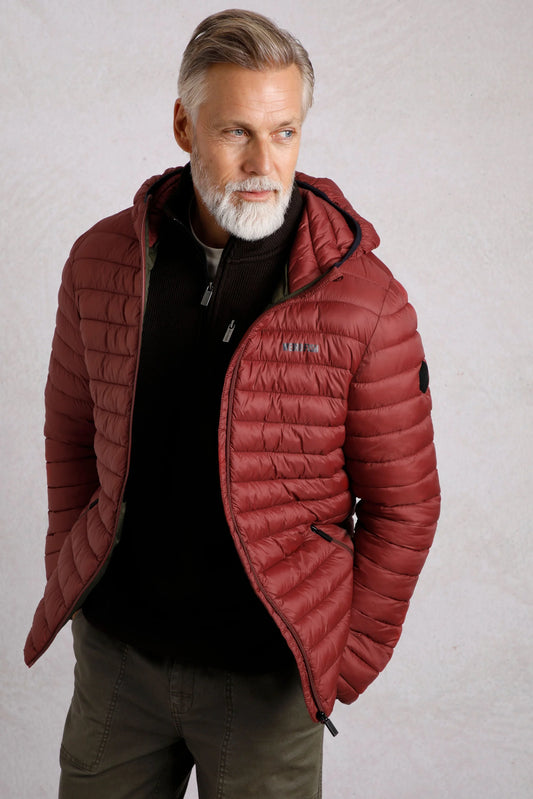 Flete Lightweight Showerproof Padded Jacket (Foxberry) XL
