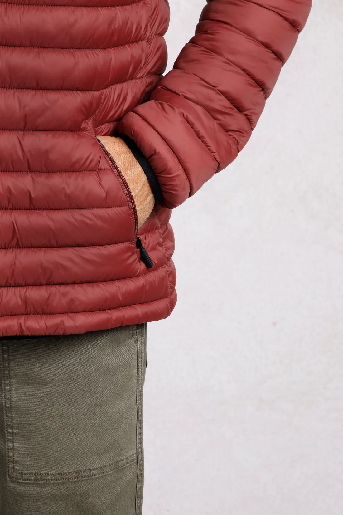 Flete Lightweight Showerproof Padded Jacket (Foxberry) XL