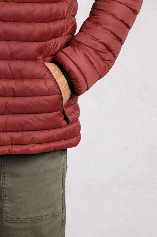 Flete Lightweight Showerproof Padded Jacket (Foxberry) XL