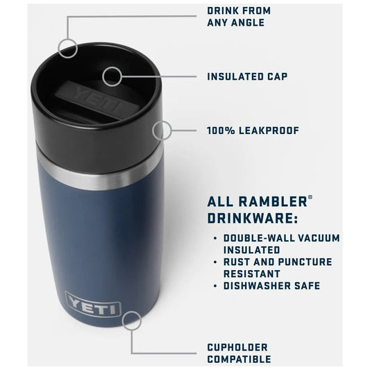 Rambler 12 oz/355 ml Black New Travel Bottle Coffee Mug