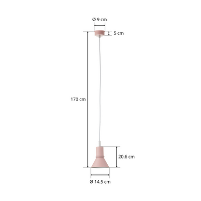 Type 80 Pendant Light - Rose Pink