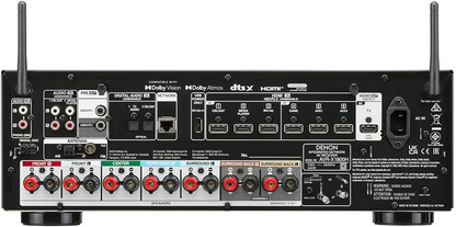 Denon AVR-X1800H 7.2 Channel AV Receiver - Black