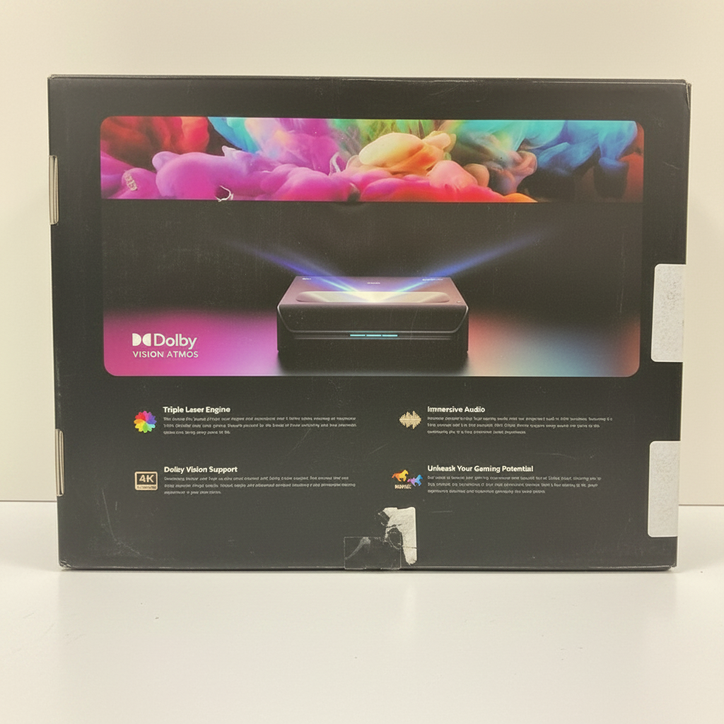 Aurora Pro Ultra Short Throw 4K Tri-Color Laser Projector