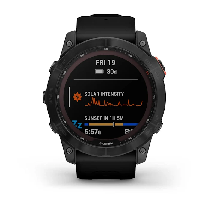 Fenix 7X Solar Edition 51mm Slate Grey Black Band